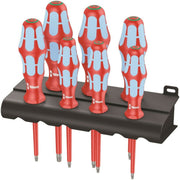 Wera 3167 i/7 VDE Stainless TORX® Screwdriver Set With Rack 7 Piece 05022767001