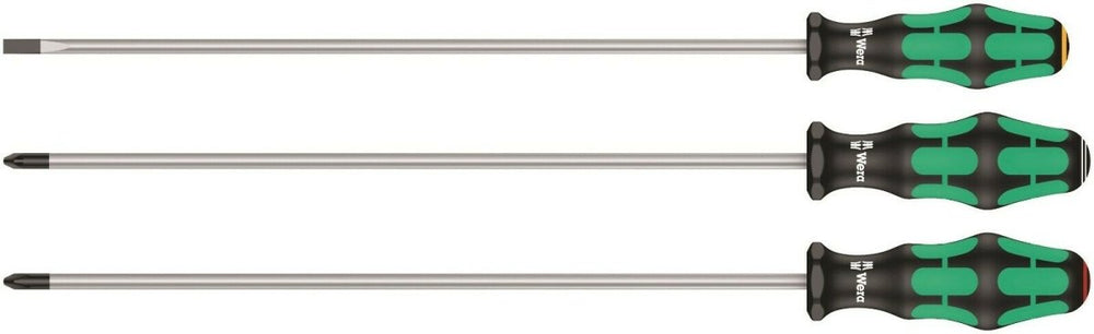 Wera 335/350/355/3 Kraftform Plus Screwdriver Set 300 mm Long 05347735002