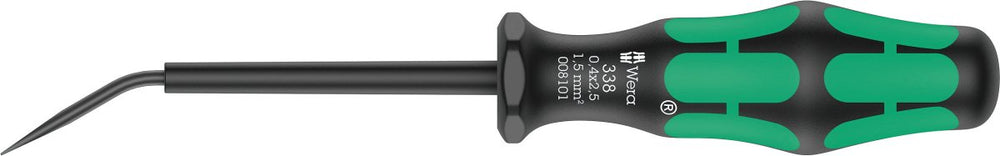 Wera 338 Actuation Tool For Terminal Blocks Spring Cages 0.4 x 2.5mm 05008101001