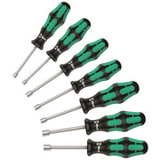Wera 395 HOLO/7 Kraftform Plus Hollow Shaft Nut Driver Set Metric 05029510001