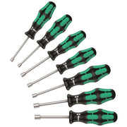 Wera 395 HOLO/7 Kraftform Plus Hollow Shaft Nut Driver Set SAE 05345230001
