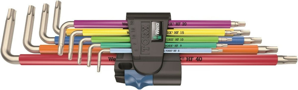 Wera 3967/9 TX SXL Multicolour HF Stainless 1 TORX® L-Key Set 05022689001