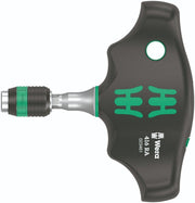 Wera 416 RA Ratcheting T-Handle Screwdriver With Rapidaptor 05023461001