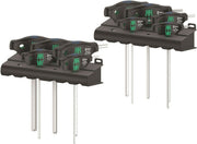 Wera 454/10 HF Set 1 Hex Plus T-Handle Screwdriver Set With Rack SAE 05023451001