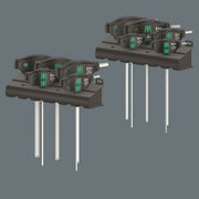 Wera 454/10 HF Set 1 Hex Plus T-Handle Screwdriver Set With Rack SAE 05023451001