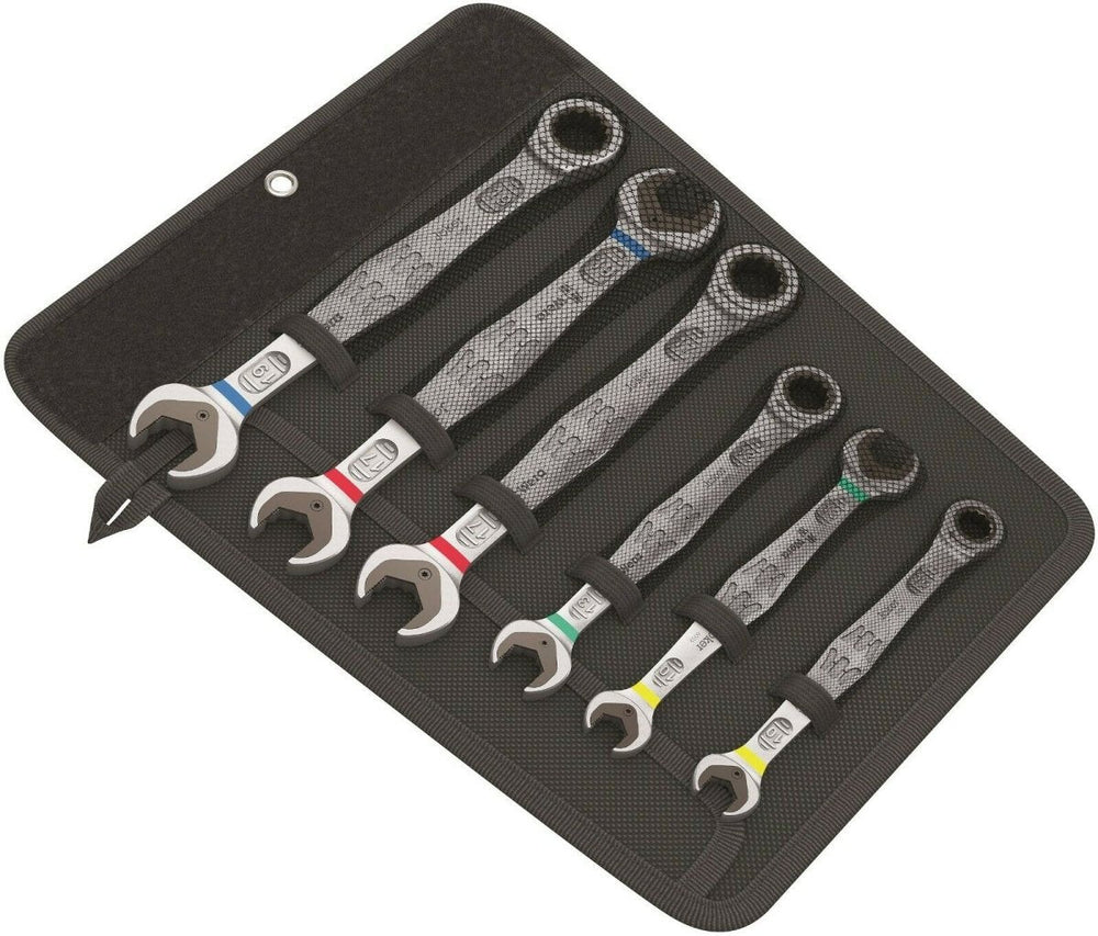 Wera 6000/6002 Joker Ratcheting Combination Wrench Set Metric 05020022001
