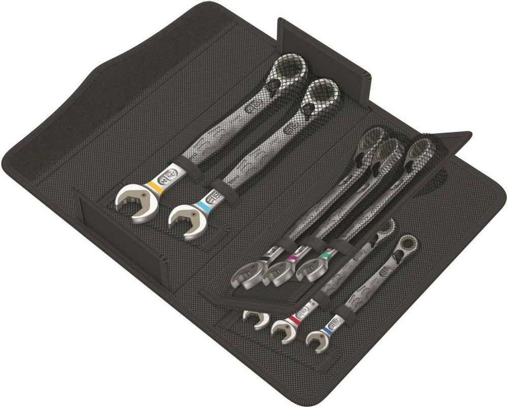 Wera 6001 Joker Switch Ratcheting Combination Wrench Set 8 Piece SAE 05020093001