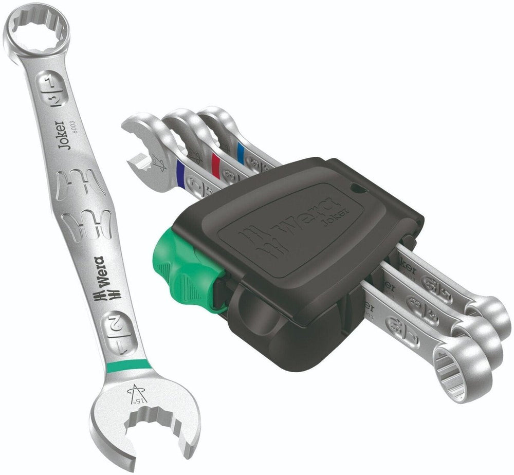 Wera 6003 Joker Combination Wrench Set 4 Piece SAE 05020229001