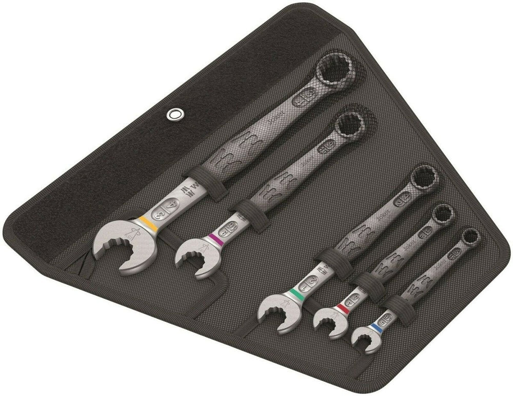 Wera 6003 Joker Combination Wrench Set 5 Piece SAE 05020240001