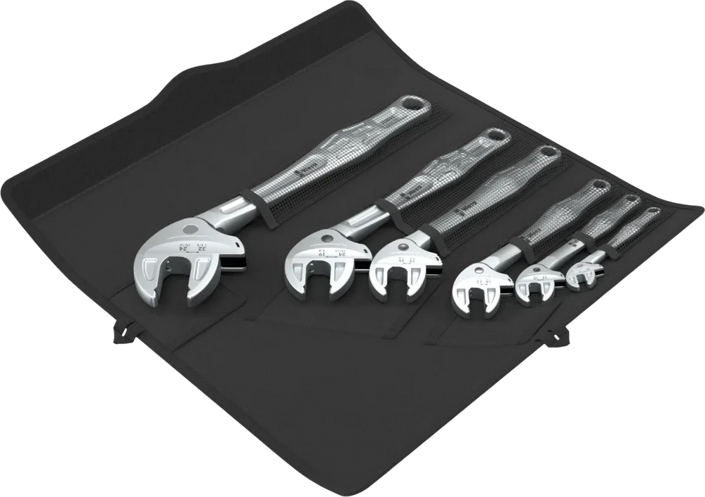 Wera 6004 Joker 6 Set 1 Self-Setting Spanner Set, 6-Piece (05020111001)