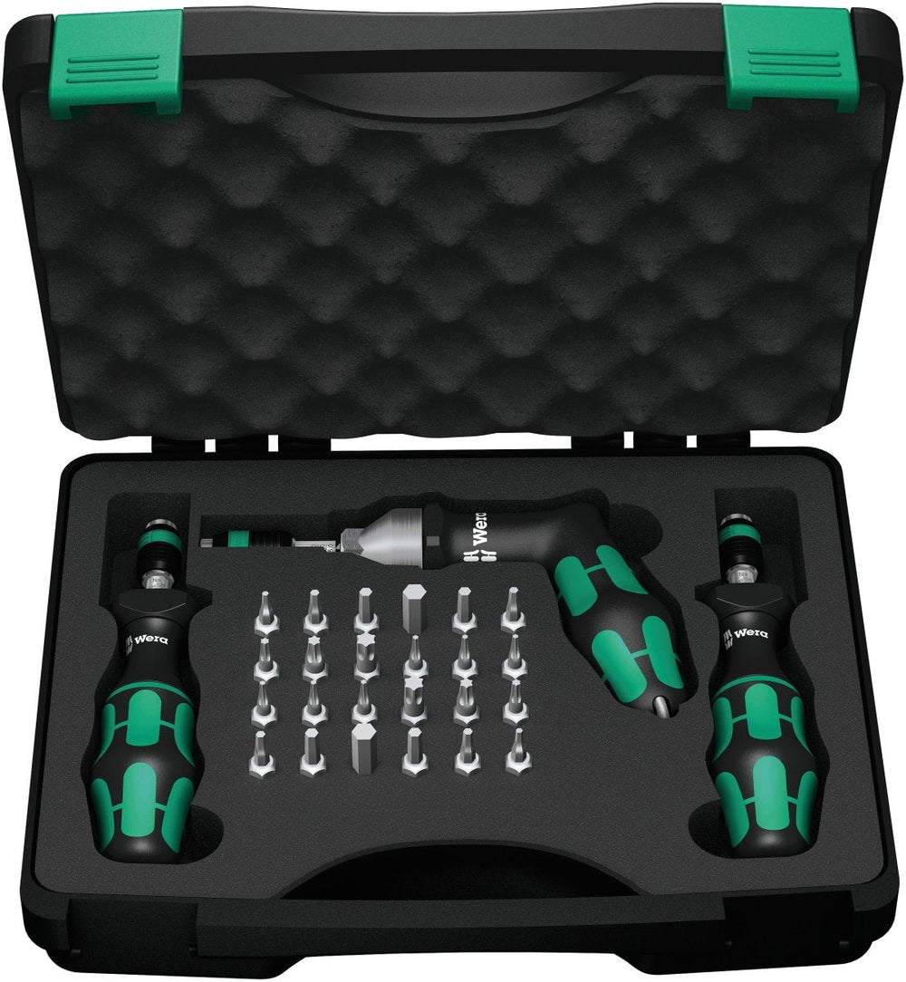 Wera 7440/41/42 Kraftform Torque Screwdriver Set 0.3-6.0 Nm Metric 05074739001