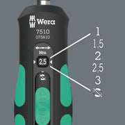 Wera 7510/14 Safe-Torque Speed Tool Carbide Inserts Screwdriver Set 05075840001