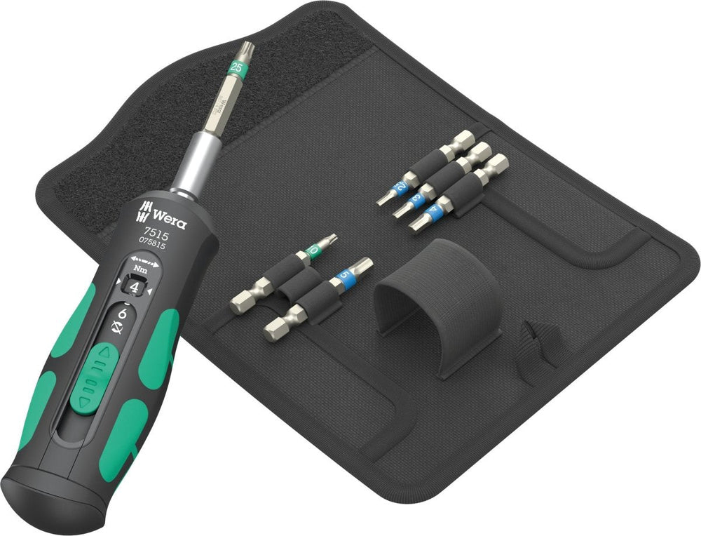 Wera 7515/7 Kraftform Safe-Torque Speed Bicycle Screwdriver Set 1 05075850001