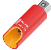 Wera 781 A/B VDE Insulated Adapter, 1/4" Internal Square to 3/8" External Square (05024690001)