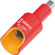 Wera 781 B/A VDE Insulated Adapter, 3/8" Internal Square to 1/4" External Square (05024692001)
