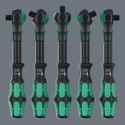 Wera 8000 B Black Edition Zyklop Speed Ratchet Wrench 3/8" Drive 05135881001