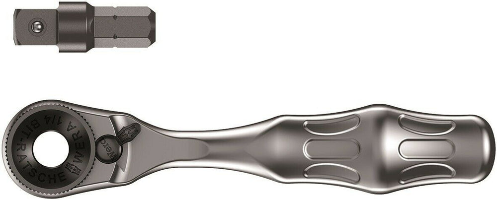Wera 8001 A Zyklop Mini 1 Bit Ratchet Socket Wrench 1/4" Drive 05073230001