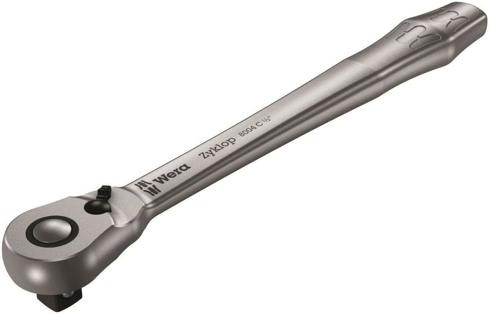 Wera 8004 C Zyklop Metal Ratchet With Switch Lever 1/2" Drive 05004064001