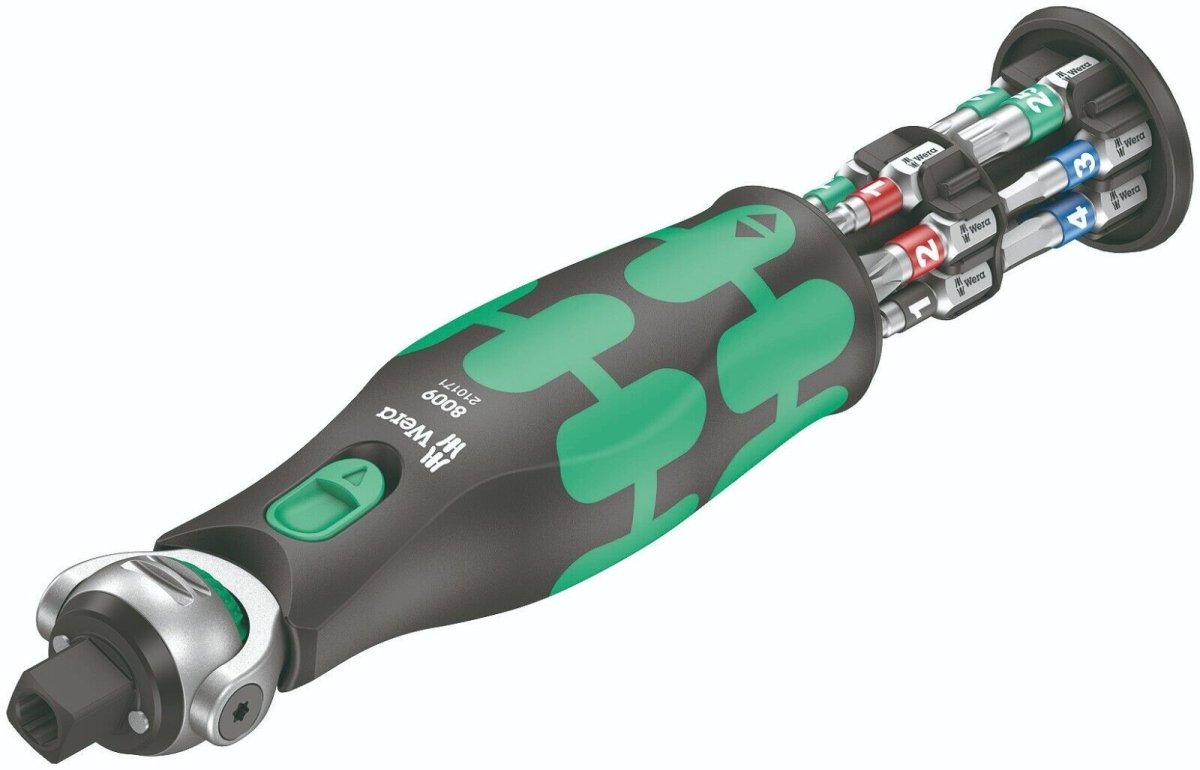 Wera 8009 Zyklop Pocket Set 1 Socket Wrench 3/8" Drive Metric 05004280001