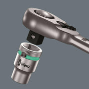 Wera 8100 SA 11 Zyklop Metal Switch Socket Wrench Set 1/4" Drive SAE 05004021001