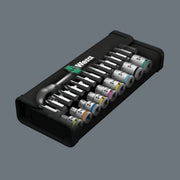 Wera 8100 SA 7 Zyklop Metal Push Ratchet Set 1/4" Drive Metric 05004017001