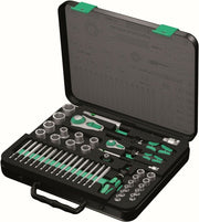 Wera 8100 SA/SC 2 Zyklop Socket Wrench Set 1/4" 1/2" Drive Metric 05160785001