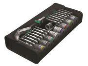 Wera 8100 SB 6 Zyklop Speed Ratchet Set 3/8" Drive Metric 29 Piece 05004046001