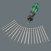Wera 826 T Kraftform Kompakt Turbo 1 Screwdriver Set 19 Piece Metric 05057482001