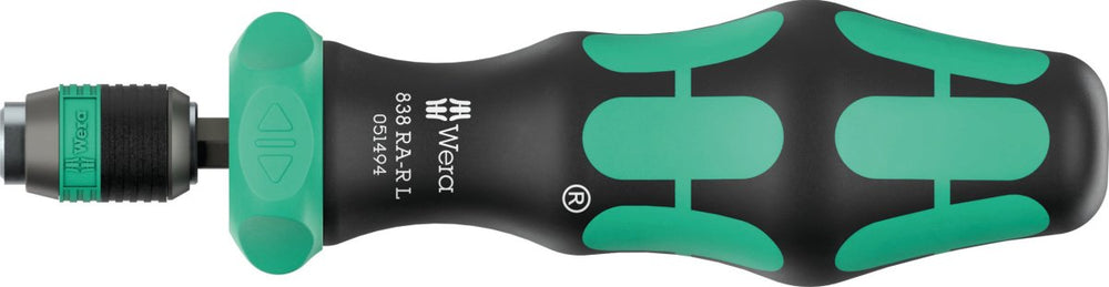 Wera 838 RA-R L Ratcheting Bit Holding Screwdriver 05051494001