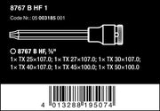 Wera 8767 B TORX® HF 1 Zyklop Socket Set 3/8" Drive 6 Piece 05003185001