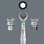 Wera 8790 HMC HF 1 Zyklop Socket Set 1/2" Drive Metric 05004203001