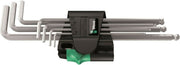 Wera 950/7 Hex-Plus Magnet 1 L-Key Set Chrome Plated Metric 7 Pieces 05022101001
