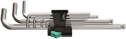 Wera 950/9 Hex-Plus 1 L-Key Set Chrome Plated Metric 9 Pieces 05022087001