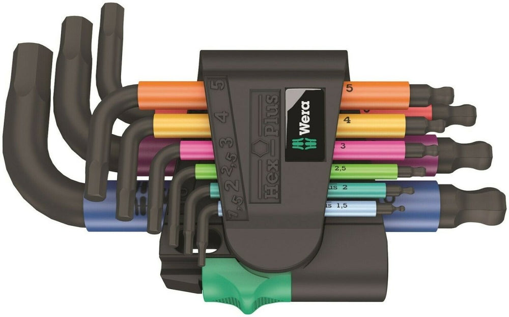 Wera 950/9 Hex-Plus Multicolor 2 L-Key Set Metric 05133164001