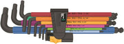 Wera 950/9 Hex-Plus Multicolor 2 L-Key Set SAE 9 Pieces – 05022640001