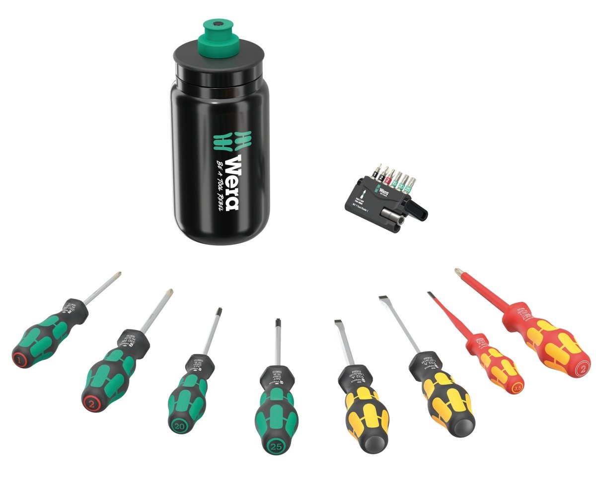 Wera 9540 Kraftform XL Bottle Screwdriver Set 05100028001