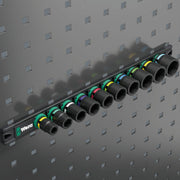 Wera 9608 Magnetic rail B Impaktor 1 Socket Set 3/8" Drive SAE 05005452001