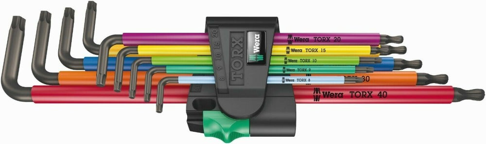Wera 967/9 TX XL Multicolor TORX® L-Key Set 05024480001