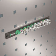 Wera B Zyklop Magnetic Rail Socket Set 3/8" Drive 9 Pieces SAE 05005450001
