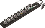 Wera Belt 1 Zyklop 1/4" Socket Belt Set With Holding Function Metric 05003880001