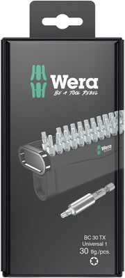 Wera Bit Check 30 TX Universal 1 SB Screwdriver Bit Set 05057900001