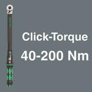 Wera C3 Click-Torque Wrench Set 40 - 200 Nm 1/2" Drive 13 Pieces 05075680001