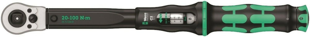 Wera Click-Torque C 2 R/L Torque Wrench 20 - 100 Nm 1/2" Drive 05075625001
