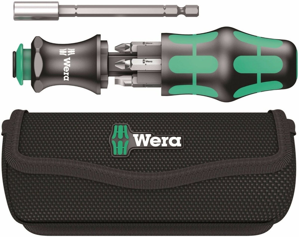 Wera Kraftform Kompakt 28 B Screwdriver Bit Set With Pouch 05134491001