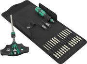 Wera Kraftform Kompakt 400 RA SHK Set 1 HVAC Ratcheting T-Handle Set Metric 05136072001