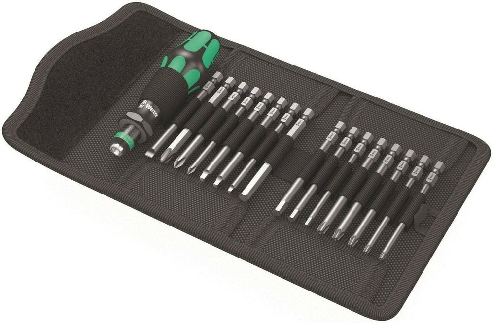 Wera Kraftform Kompakt 60 Screwdriver Pouch Set SAE 05051042001