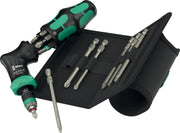 Wera Kraftform Kompakt Pistol RA-R 2 Ratcheting Screwdriver Set 05051536001