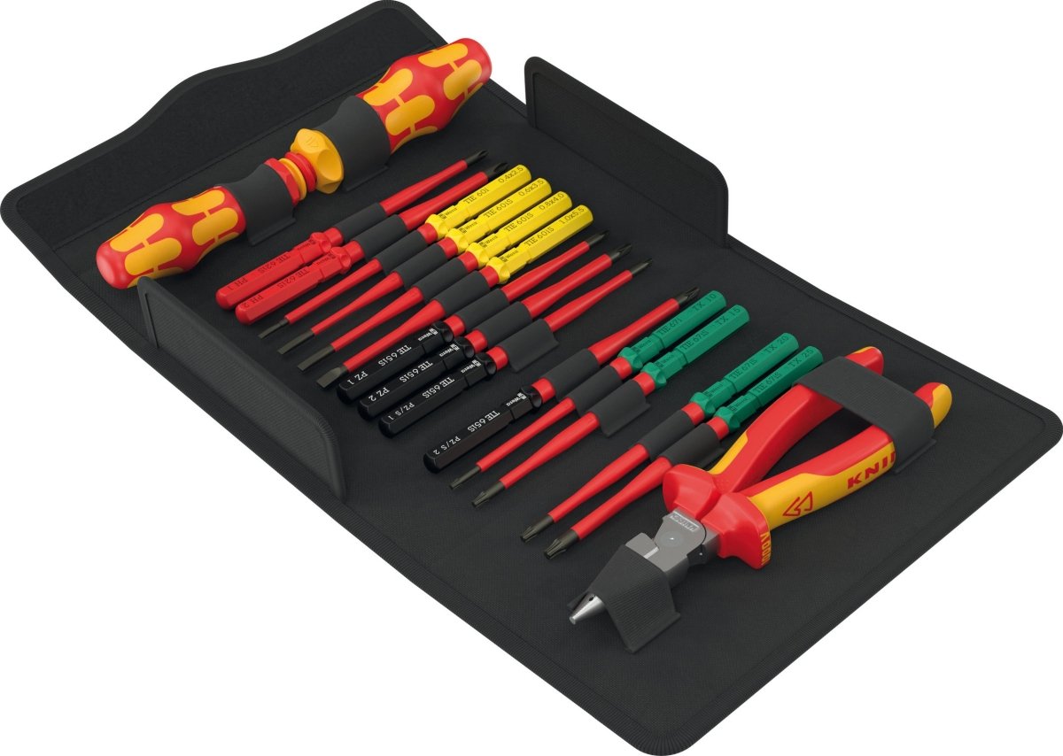 Wera Kraftform Kompakt VDE 17 Extra Slim 2 Tool Finder 17 Pieces 05006610001