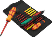 Wera Kraftform Kompakt VDE 17 RA 1 Ratcheting Screwdriver Set Metric 05006618001