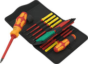 Wera Kraftform Kompakt VDE 17 RA 1 Ratcheting Screwdriver Set SAE 05006619001